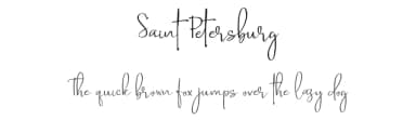Saint Petersburg by Haksen Studio — Script Handwritten Font — thumbnail 1