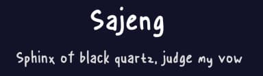 Sajeng by evloxx studio — Script Handwritten Font — thumbnail 2
