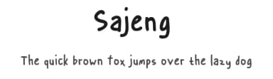 Sajeng by evloxx studio — Script Handwritten Font — thumbnail 1