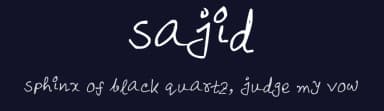 Sajid by FontPanda — Script Handwritten Font — thumbnail 2