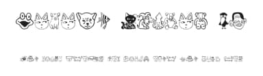 Sakabe Animal 01 by Takasakiyama — Dingbats Font — thumbnail 1