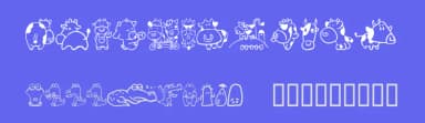 Sakabe Animal 03 by Takasakiyama — Dingbats Font — thumbnail 3