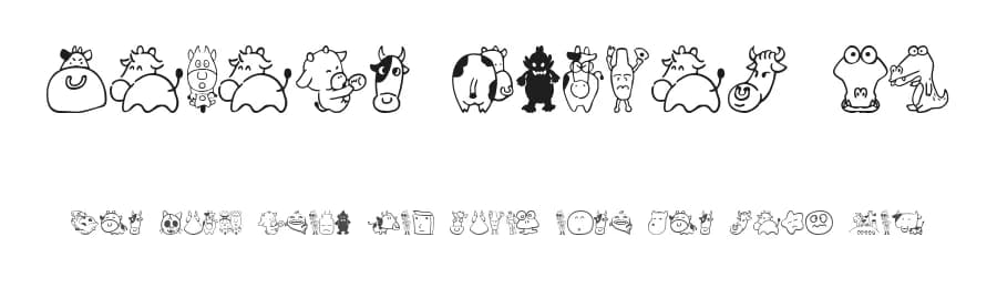 Sakabe Animal 03 by Takasakiyama — Dingbats Font