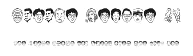 Sakabe People 02 by Takasakiyama — Dingbats Font — thumbnail 1