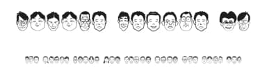 Sakabe People 03 by Takasakiyama — Dingbats Font — thumbnail 1