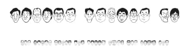 Sakabe People 04 by Takasakiyama — Dingbats Font — thumbnail 1