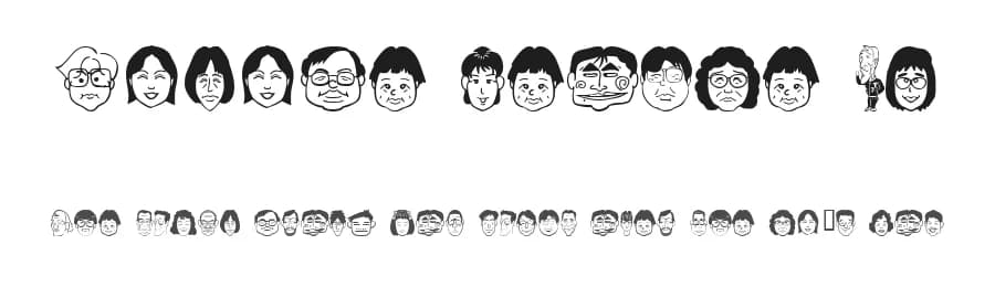Sakabe People 05 by Takasakiyama — Dingbats Font
