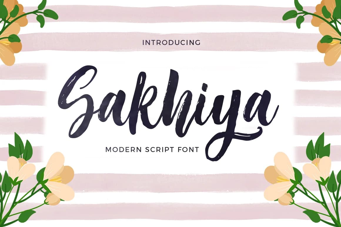 Sakhiya Font by Picatype Studio — Script Handwritten Font
