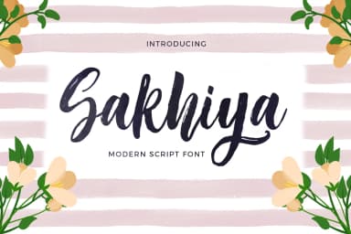 Sakhiya Font by Picatype Studio — Script Handwritten Font — thumbnail 1