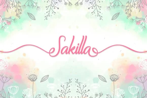 Sakilla Font by Kelik — Script Handwritten Font