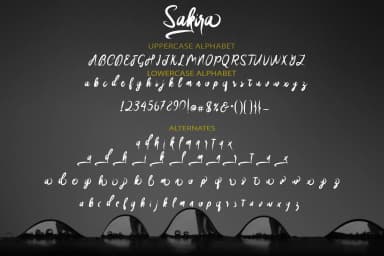 Sakira Script Font by Bexx Type — Script Handwritten Font — thumbnail 5