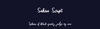Sakira Script by Bexxtype — Script Handwritten Font — thumbnail 2