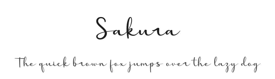 Sakura by Nirmala Creative — Script Handwritten Font