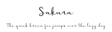 Sakura by Nirmala Creative — Script Handwritten Font — thumbnail 1