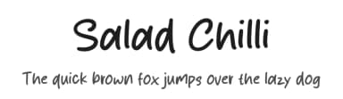 Salad Chilli by MJType — Script Handwritten Font — thumbnail 1