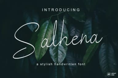 Salhena Font by alphArt — Script Handwritten Font — thumbnail 1