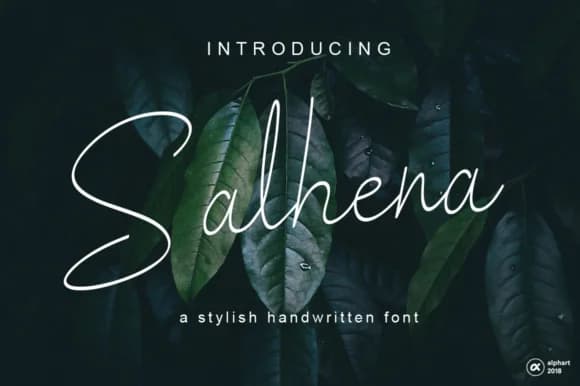 Salhena Font by alphArt — Script Handwritten Font