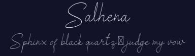 Salhena by alphArtype — Script Handwritten Font — thumbnail 2
