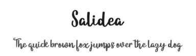 Salidea by niyos — Script Handwritten Font — thumbnail 1