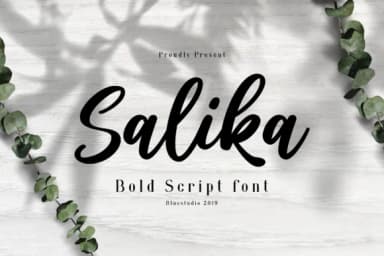 Salika Font by Bluestudio — Script Handwritten Font — thumbnail 1