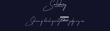Salisbury by Edric Studio — Script Handwritten Font — thumbnail 2