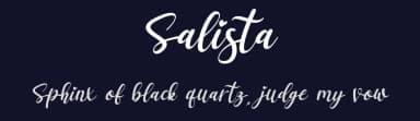 Salista by Letterena Studios — Script Handwritten Font — thumbnail 2
