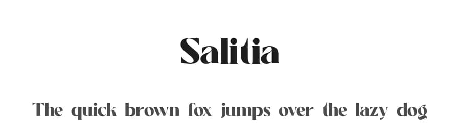 Salitia by Dharmas Foundry — Serif Font