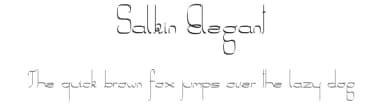 Salkin Elegant by Salkin-Typographie — Script Handwritten Font — thumbnail 1