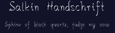 Salkin Handschrift by Salkin-Typographie — Script Handwritten Font — thumbnail 2