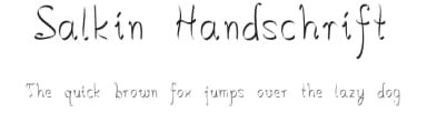 Salkin Handschrift by Salkin-Typographie — Script Handwritten Font — thumbnail 1