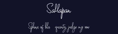 Sallapan by ZerofiveStudio — Script Handwritten Font — thumbnail 2
