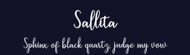 Sallita by Amarlettering - Takiy — Script Handwritten Font — thumbnail 2