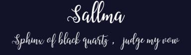 Sallma by Creative Lab — Script Handwritten Font — thumbnail 2