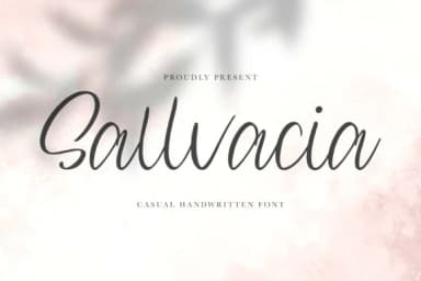 Sallvacia Font by Vz_Type — Script Handwritten Font — thumbnail 1