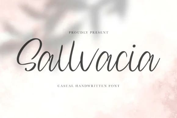 Sallvacia Font by Vz_Type — Script Handwritten Font