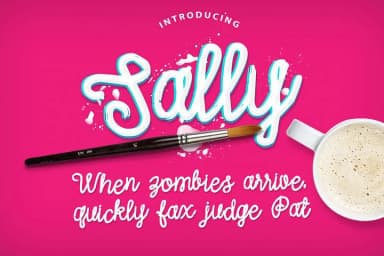 Sally Script Font by Leonard Posavec — Script Handwritten Font — thumbnail 2