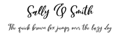 Sally & Smith by Letterena Studios — Script Handwritten Font — thumbnail 1
