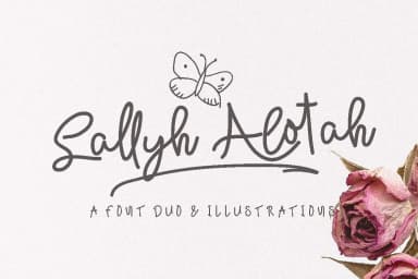 Sallyh Alotah Font by Pineungtype & Missinklab — Script Handwritten Font — thumbnail 1