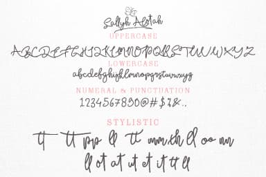 Sallyh Alotah Font by Pineungtype & Missinklab — Script Handwritten Font — thumbnail 5