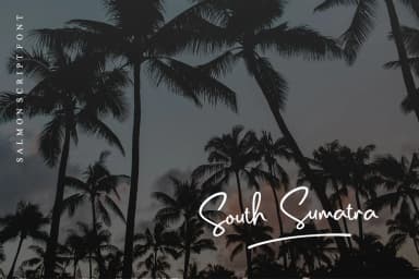 Salmon Font by Emtheen Std. — Script Handwritten Font — thumbnail 8