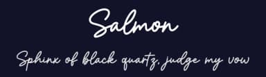 Salmon by Graphix Line Studio — Script Handwritten Font — thumbnail 2