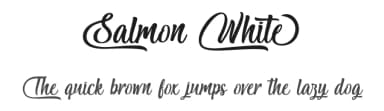 Salmon White by Typhoon Type - Suthi Srisopha — Script Handwritten Font — thumbnail 1