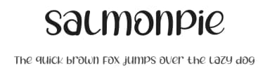 Salmonpie by Luluk Surotul — Script Handwritten Font — thumbnail 1