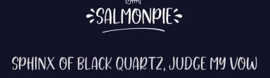 Salmonpie by Ef Studio — Script Handwritten Font — thumbnail 2