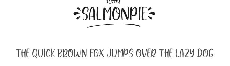Salmonpie by Ef Studio — Script Handwritten Font