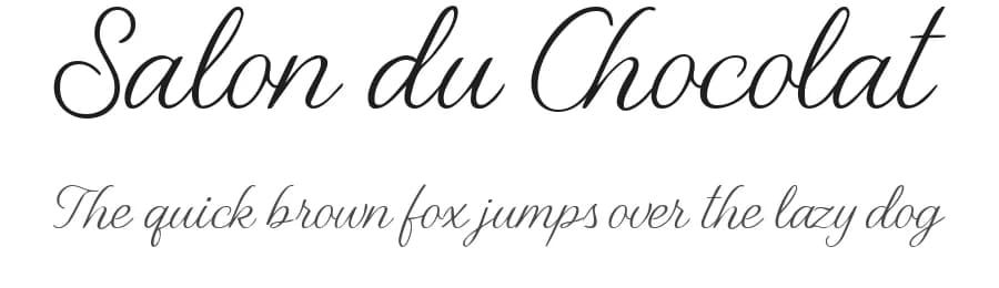 Salon du Chocolat by BlackFridayFont FMF — Script Handwritten Font
