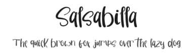 Salsabilla by One Design — Script Handwritten Font — thumbnail 1