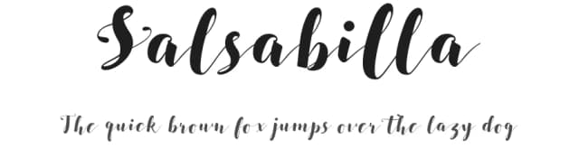 Salsabilla by Linetotype — Script Handwritten Font