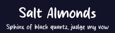 Salt Almonds by MJType — Script Handwritten Font — thumbnail 2