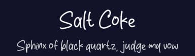 Salt Coke by MJType — Script Handwritten Font — thumbnail 2